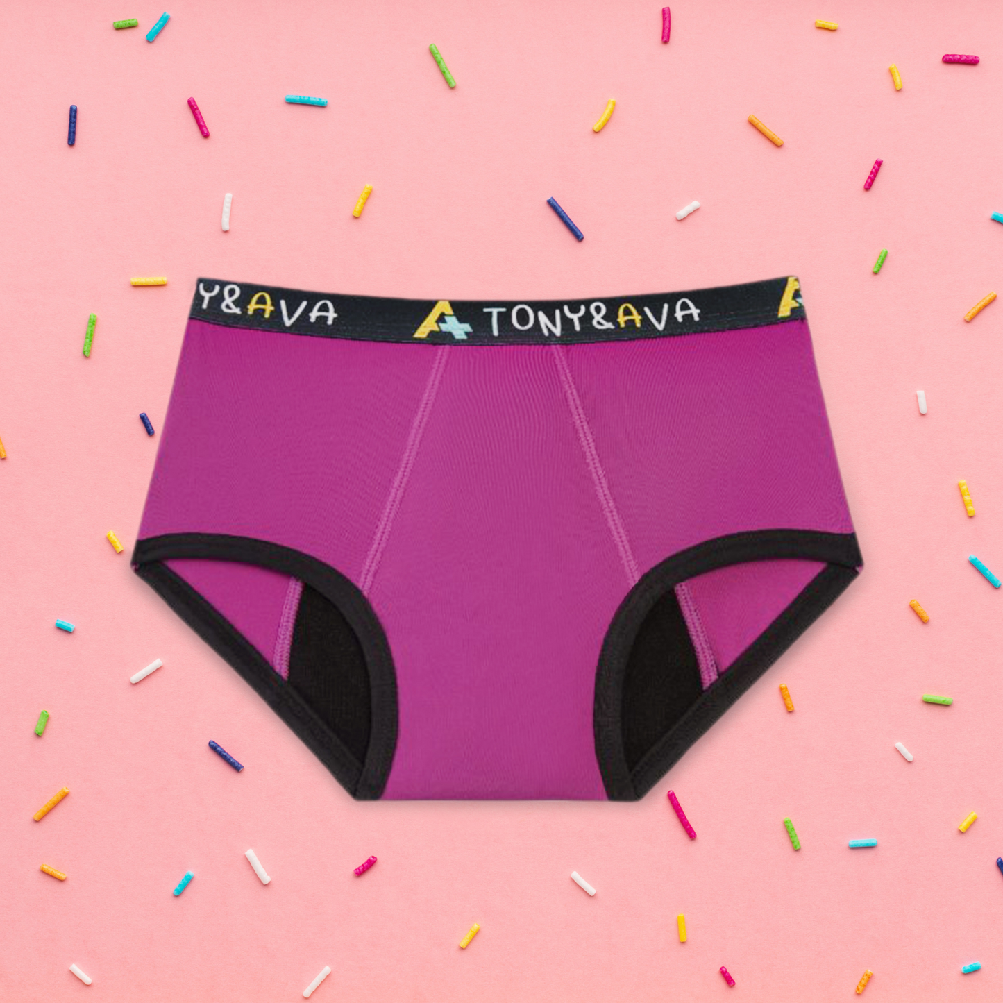 Bikini Snug - Green/Teal & Purple