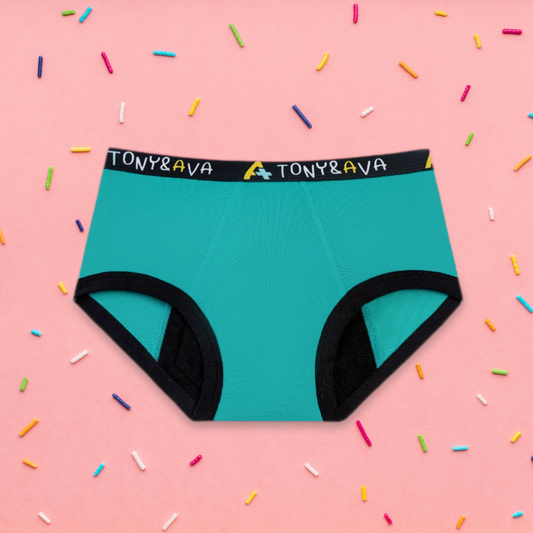 Bikini Snug - Green/Teal & Purple
