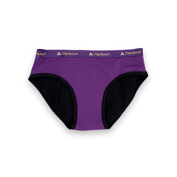 Tony & Ava Period Panties Teen-Tween Menstrual Heavy Flow Leak-Proof  Underwear Brief for Girls