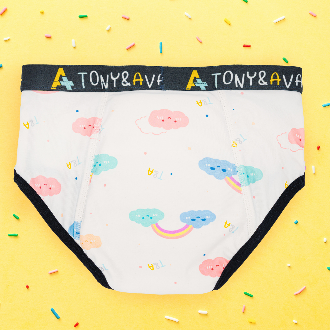 Bikini Cut - Happy Cloud, Logo Print & Daisy