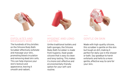 Tony & Ava's Silicone Body Bath Scrubber