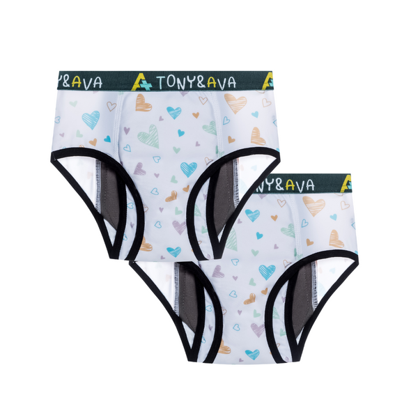 Tony & Ava Pull Ups Underwear for Kids, Highly Absorbent Potty Training &  Soft Cotton Girls underwear, Machine-Washable, Overnight, Snug Bikini Fit